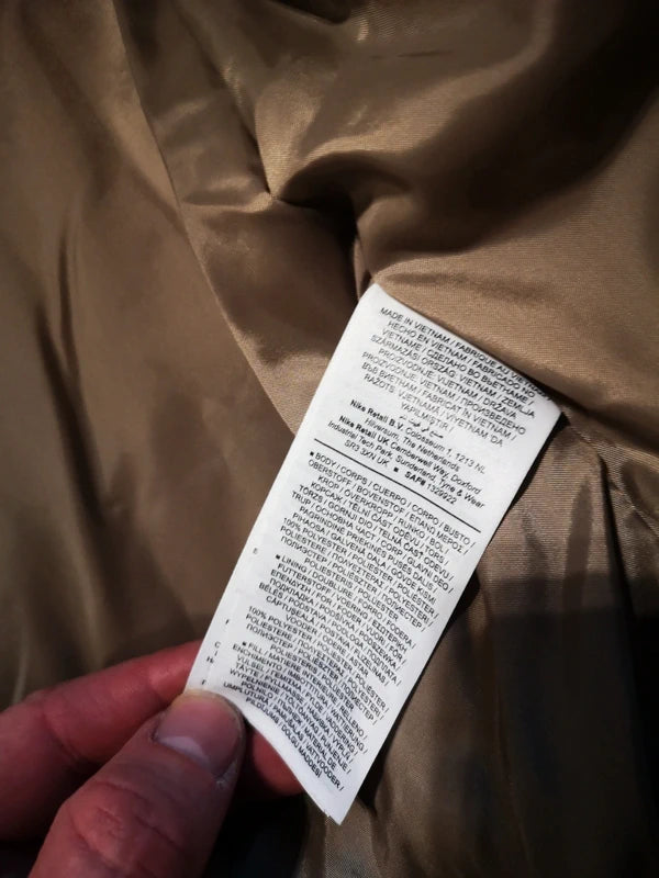 Daunenjacke NIKE Damen Khaki Größe L Therma Fit