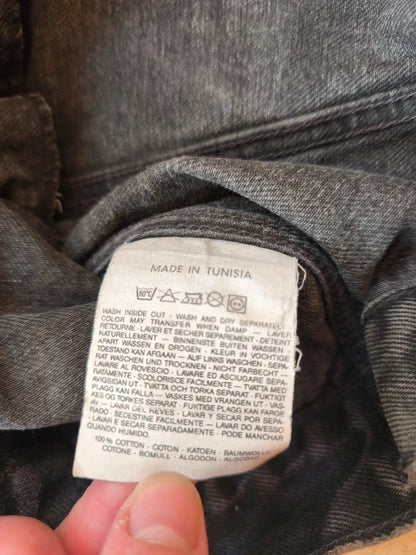 Vintage Levi's Denim 70503 02 XL Jeansjacke 1991 Schwarz Typ 3 Jacke