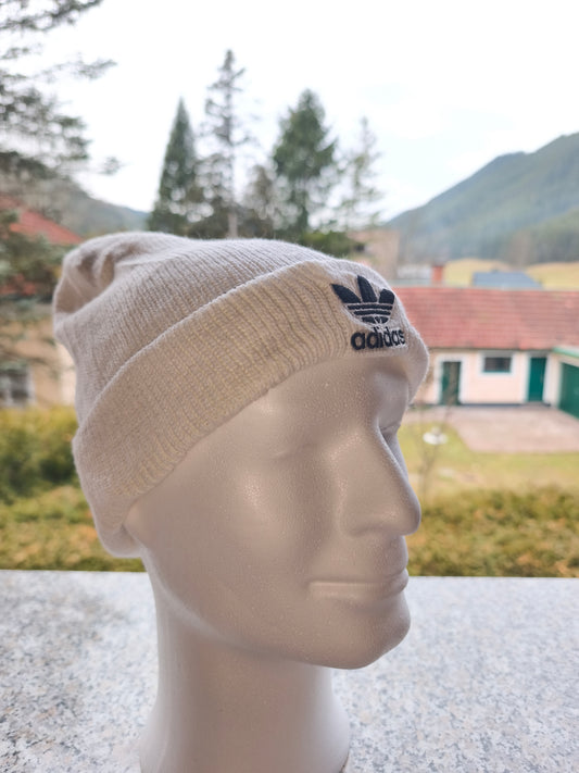 Adidas Originals Beanie Off-White – Trefoil Logo Retro