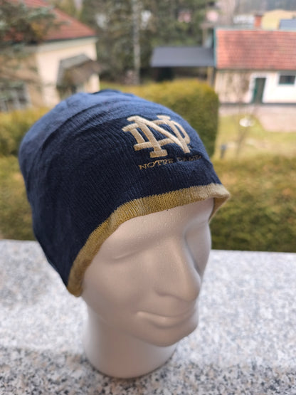 Original Adidas Notre Dame Beanie – Navy/Gold – College Winterhaube