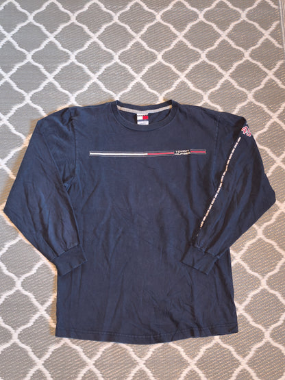 🧥 Vintage Tommy Hilfiger Longsleeve – Made in USA – Größe XL