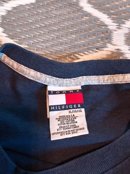 🧥 Vintage Tommy Hilfiger Longsleeve – Made in USA – Größe XL