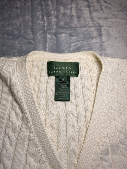 Ralph Lauren Wolljacke / Cardigan – Gr. M – Grün Label – Vintage