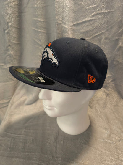 New Era 59FIFTY Denver Broncos Cap – Schwarz – Größe 7 1/4 – NFL