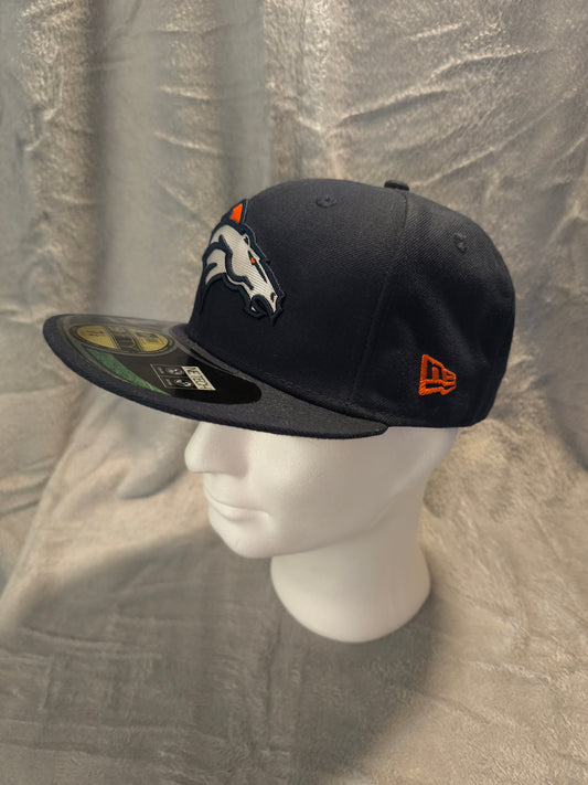 New Era 59FIFTY Denver Broncos Cap – Schwarz – Größe 7 1/4 – NFL