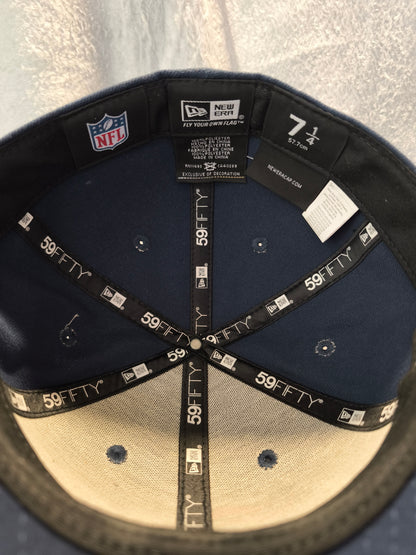 New Era 59FIFTY Denver Broncos Cap – Schwarz – Größe 7 1/4 – NFL