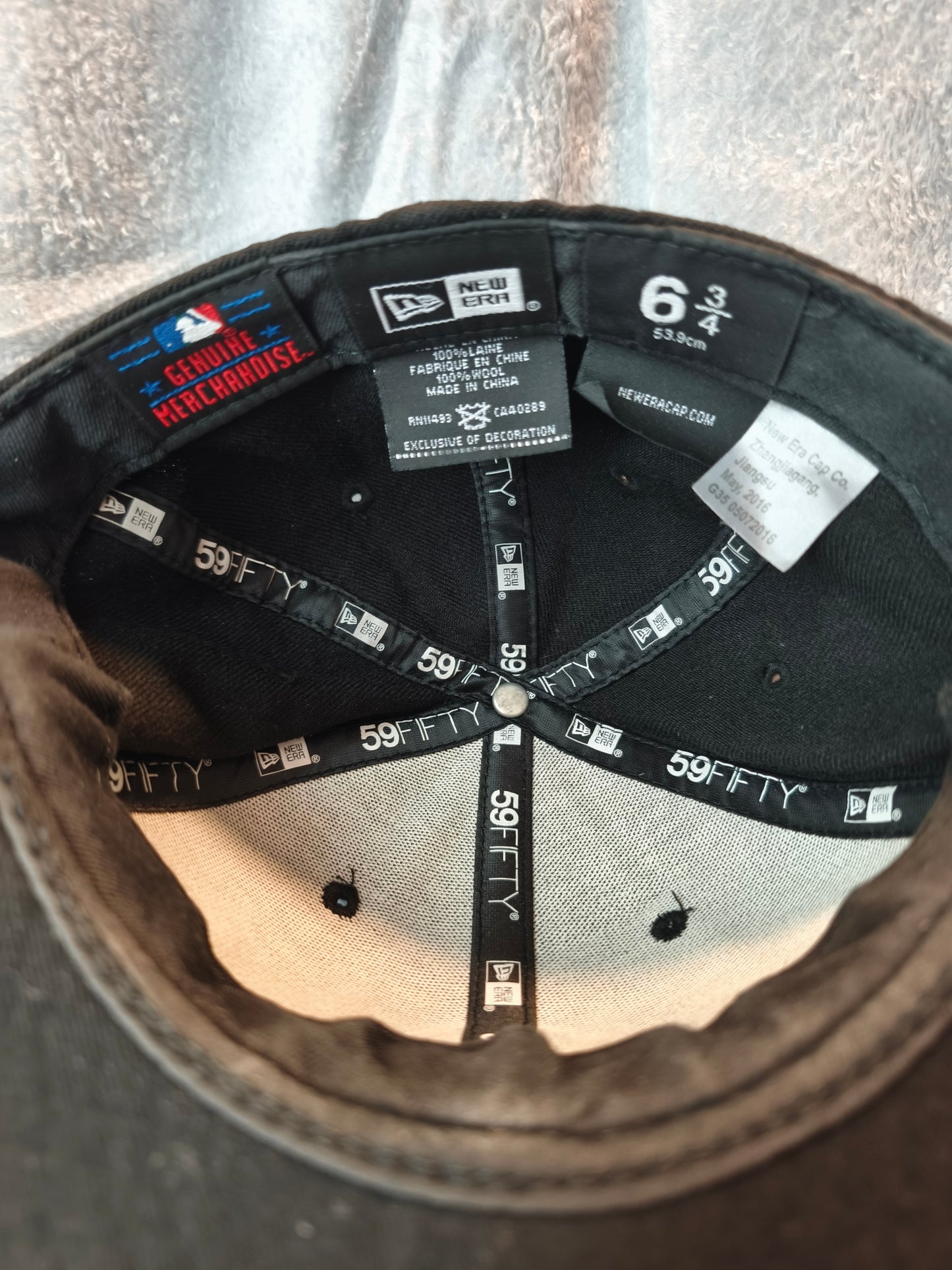 New Era 59FIFTY New York Yankees Cap – Größe 6 3/4 – Schwarz – Fitted