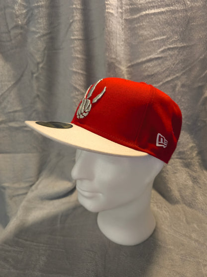 New Era Toronto Raptors Cap – Rot/Creme – NBA 59FIFTY Fitted – Gr. 7 1/4