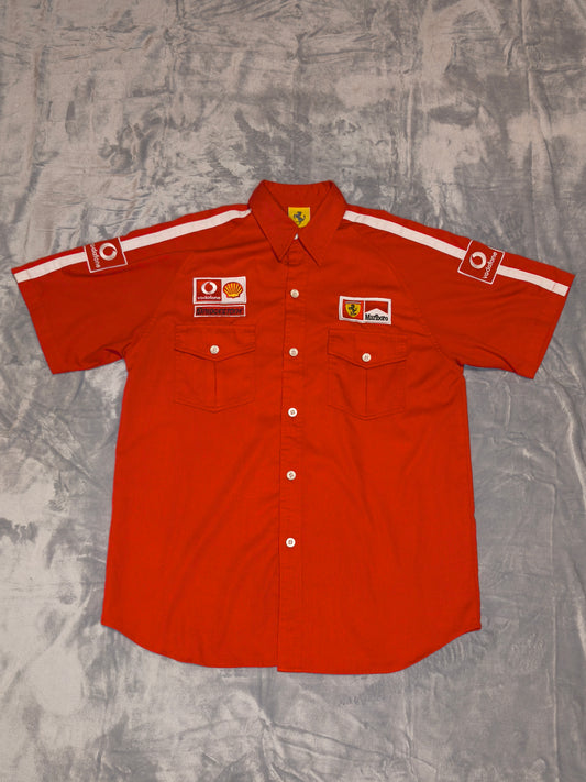 🔥 Vintage 1996 Ferrari F1 Team Hemd – Official Licensed – Gr. L