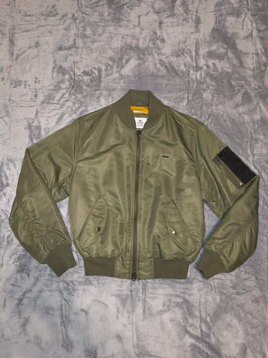 Original Lacoste Bomberjacke – Oliv – Style BH1158 – mit Etikett