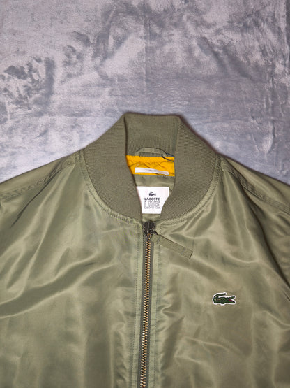Original Lacoste Bomberjacke – Oliv – Style BH1158 – mit Etikett