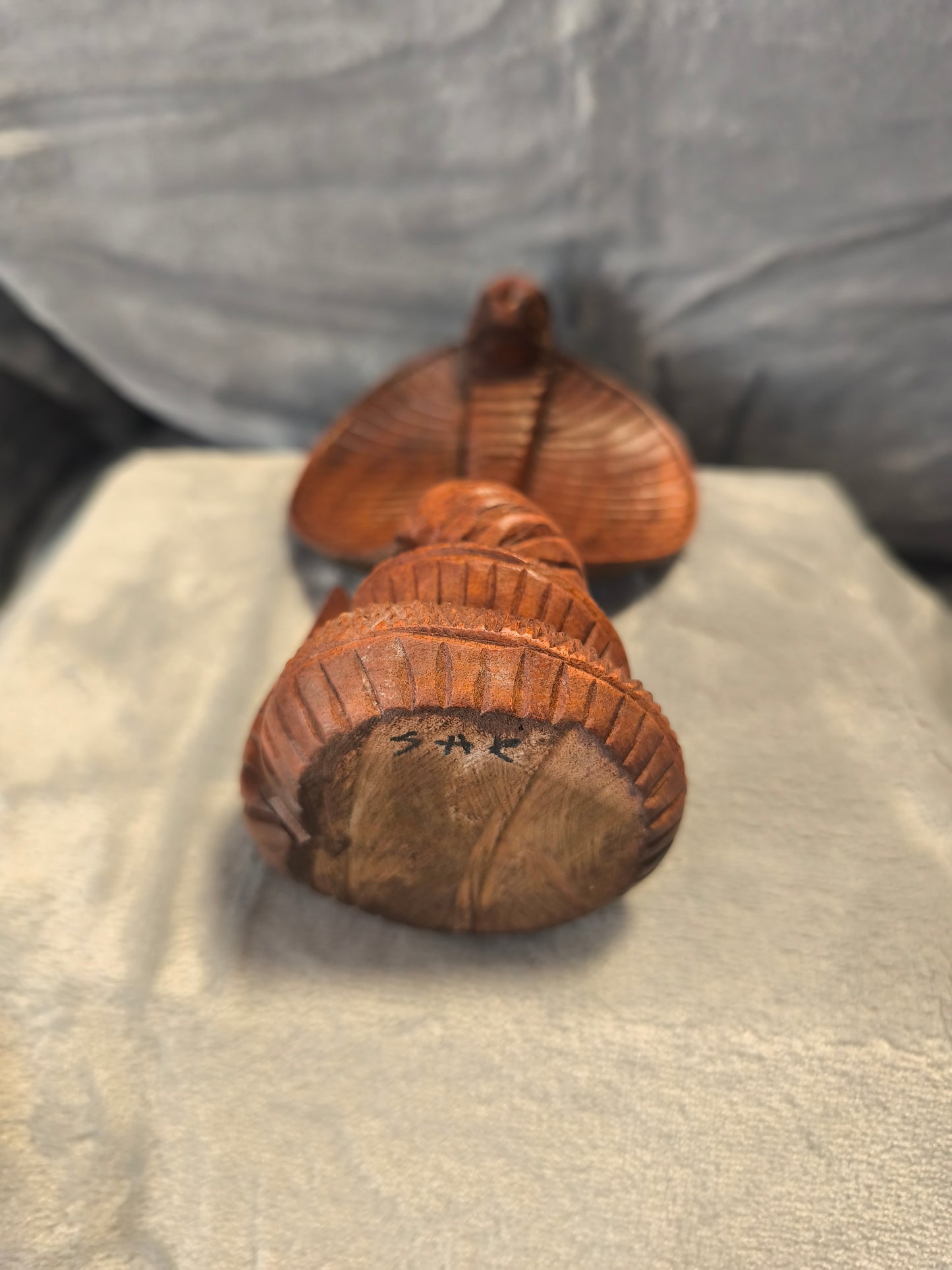 Handarbeit Deko Kobra aus SUAR HOLZ