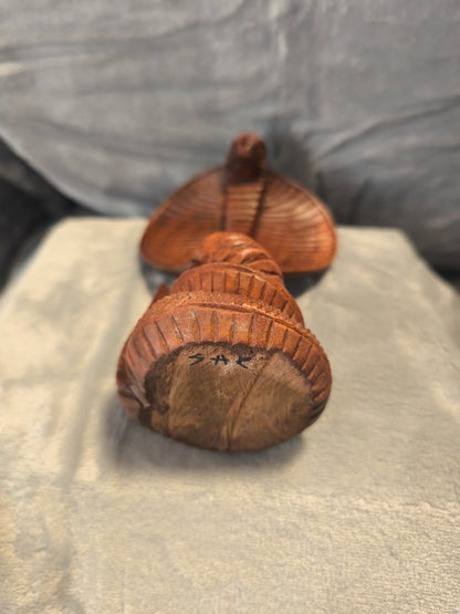 Handarbeit Deko Kobra aus SUAR HOLZ