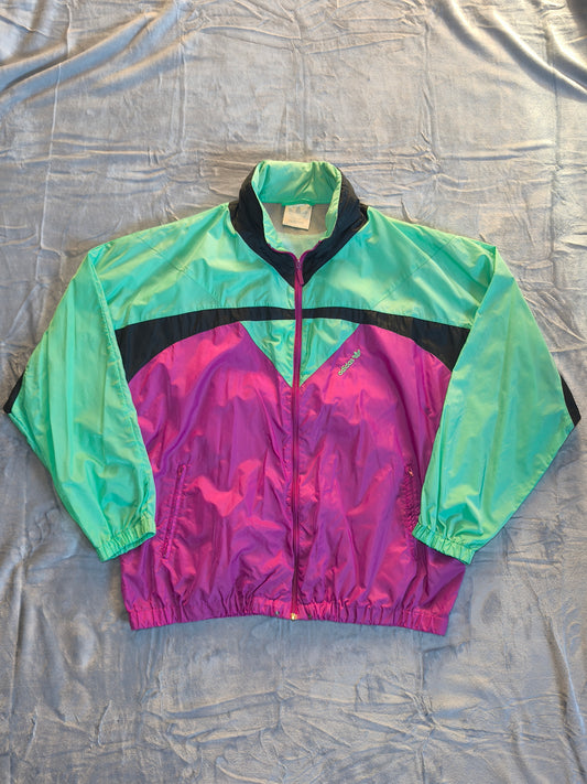Vintage adidas Windbreaker Jacke 90s Retro D9 L/XL