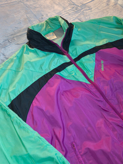 Vintage adidas Windbreaker Jacke 90s Retro D9 L/XL