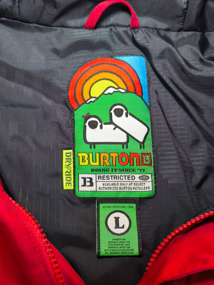 Burton Snowboard Jacke Dryride – Rot – Größe L