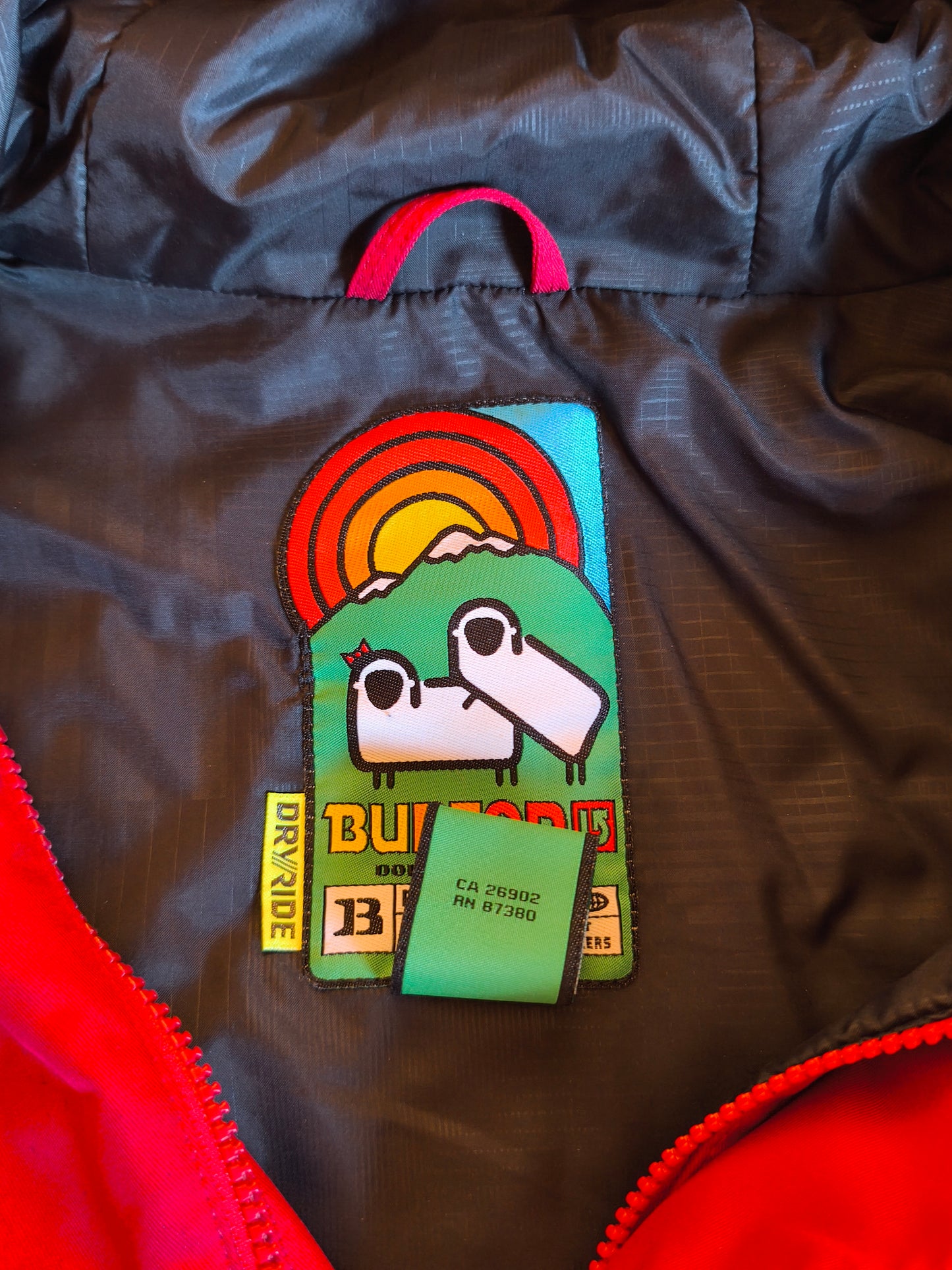 Burton Snowboard Jacke Dryride – Rot – Größe L